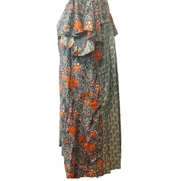 Anthropologie Astrid Tunic Dress Bohemian Desert Flutter Sleeve Size Small - Picture 7 of 15